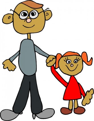 Father Daughter Clipart.