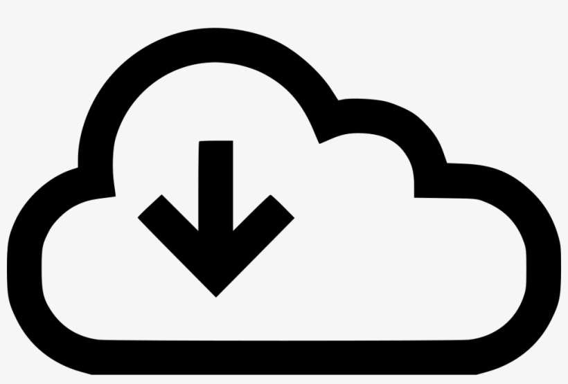 Download Arrow Down Cloud Data Stream Storage Comments.