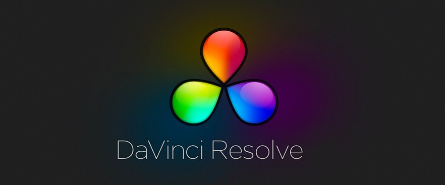 davinci resolve logo black and white
