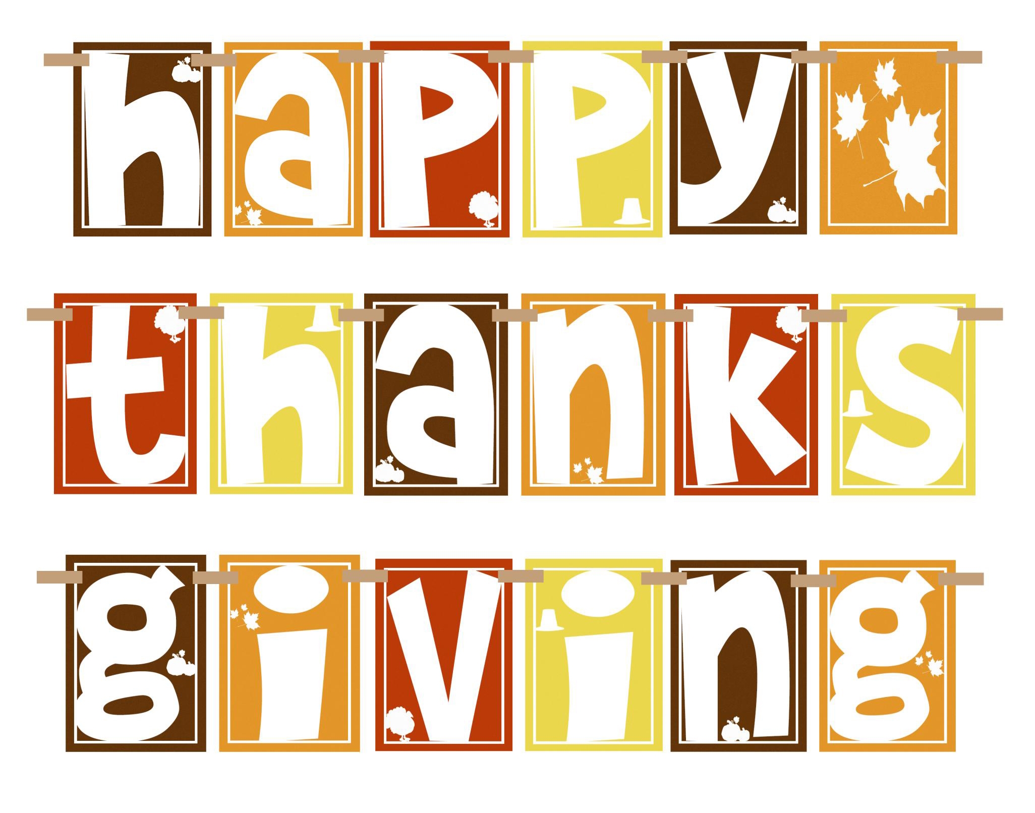 Happy Day After Thanksgiving Clipart Free.