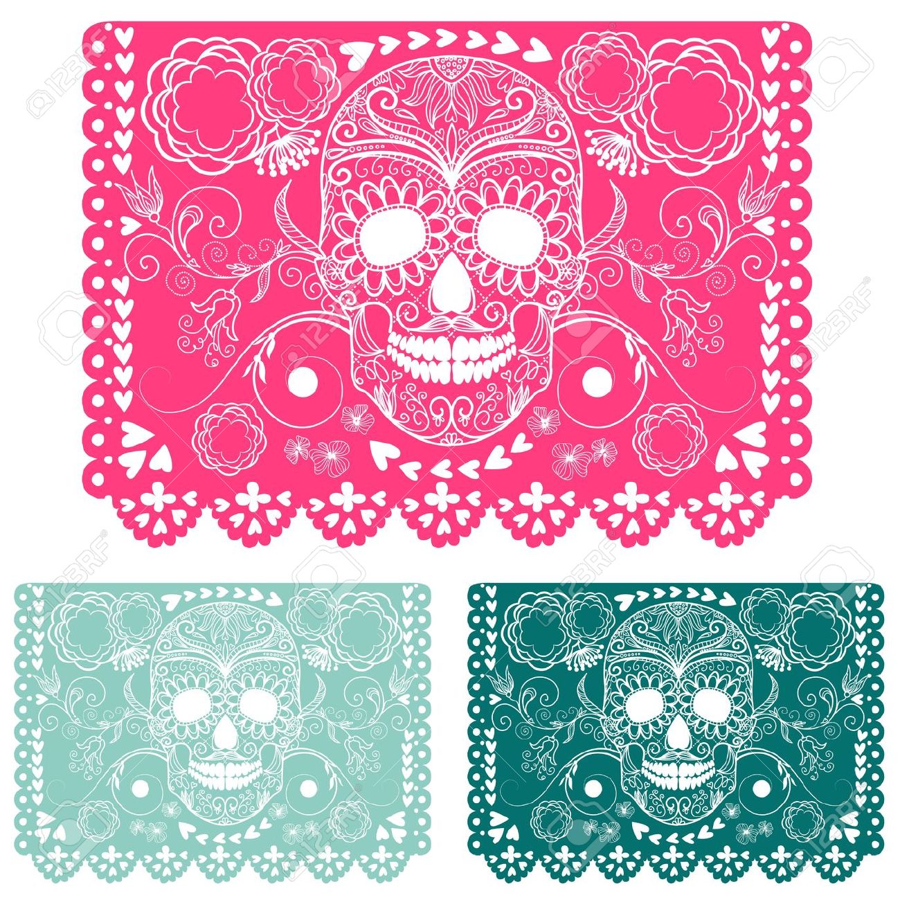 Day Of The Dead Papel Picado Clipart 20 Free Cliparts Download Images 