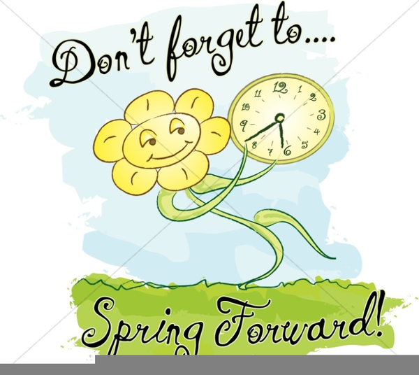 Daylight Savings Time Clipart Spring Forward.