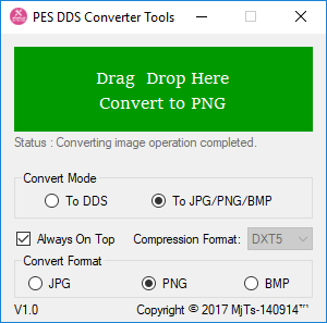 PES DDS Converter Tools by MjTs.