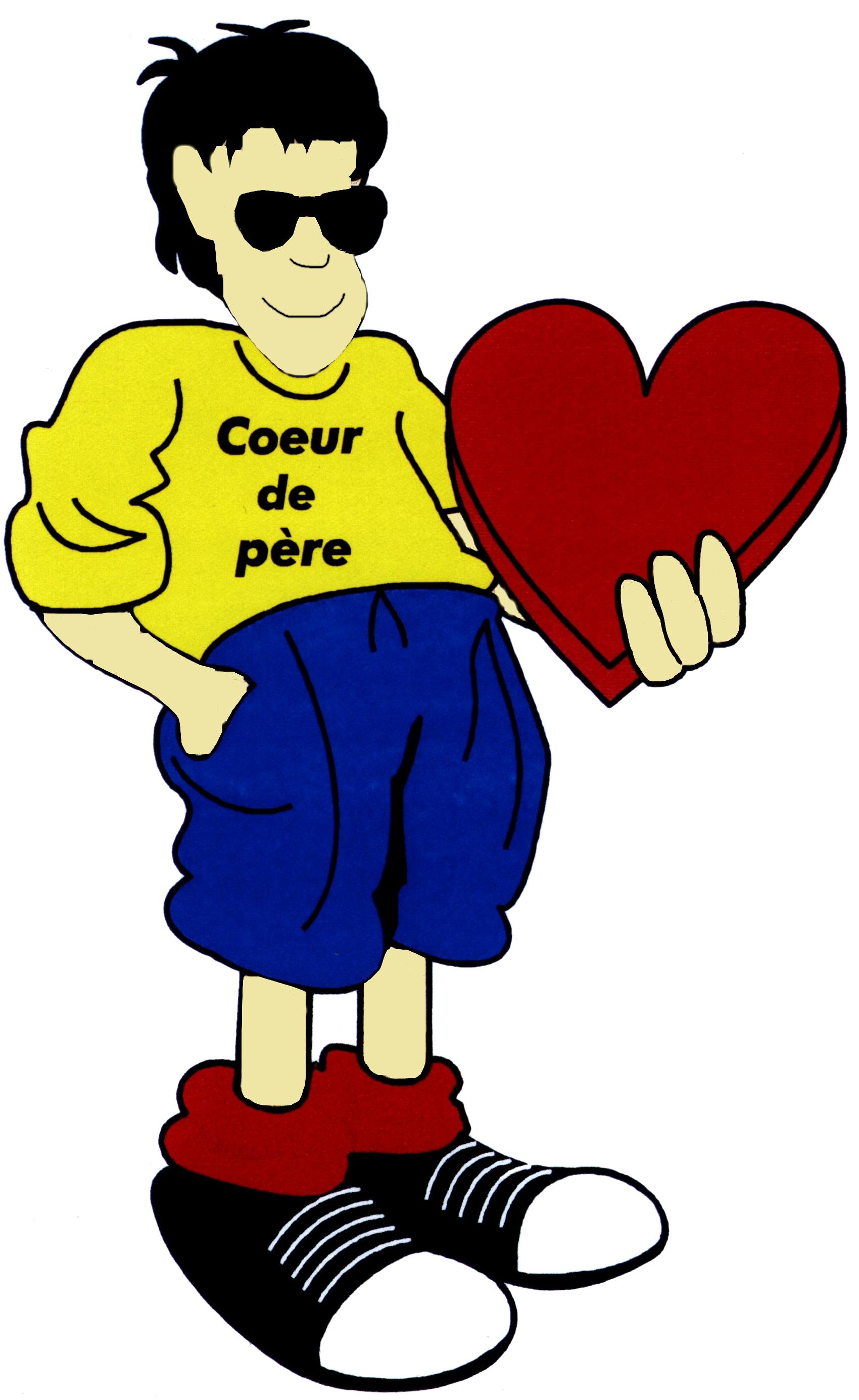 Clipart.Coeur de père.