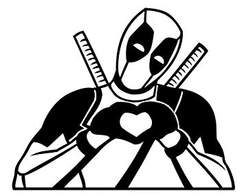 Download deadpool clipart black and white 10 free Cliparts ...