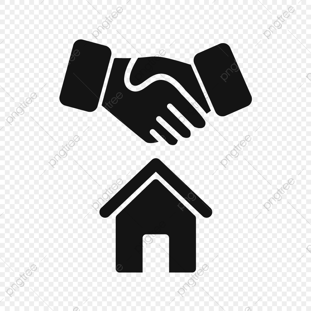 Vector House Deal Icon, House, Deal, Contract PNG and Vector with.