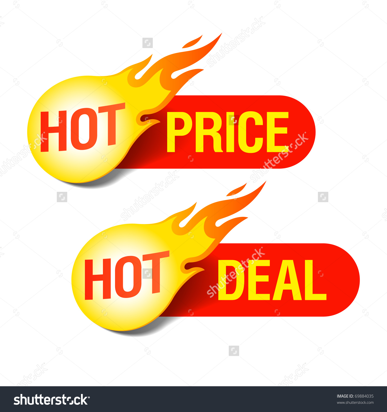 Hot deals clipart.