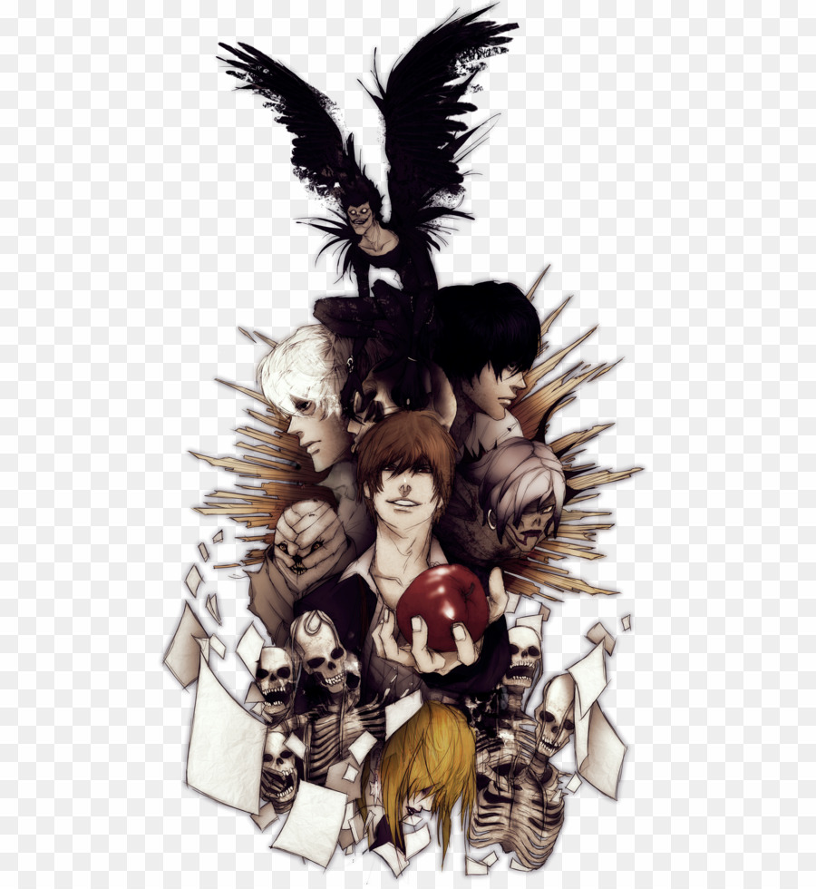 Death Note PNG Light Yagami Clipart download.