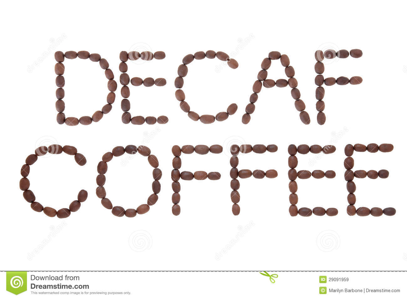 Decaf Coffee Clipart.