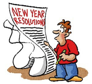 New Year Resolution Clipart.