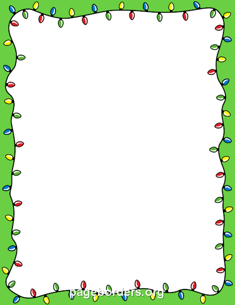 December Border Clipart.