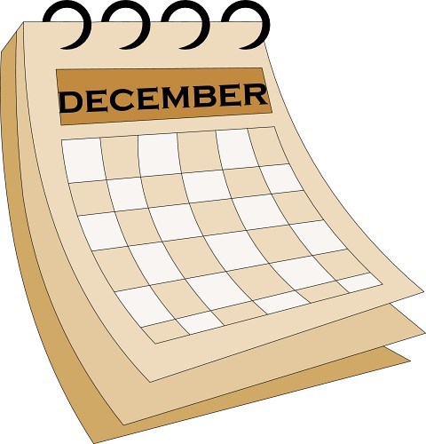December calendar clipart 3 » Clipart Portal.