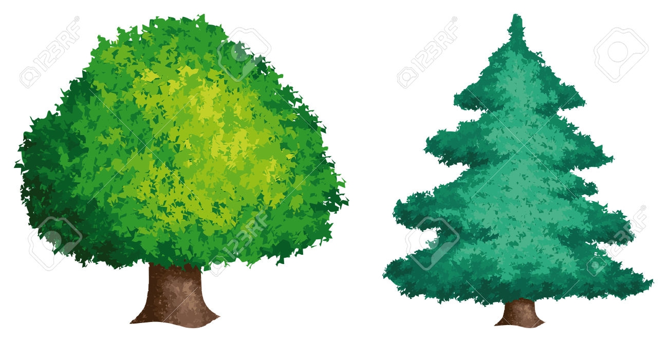 Кроны деревьев для елочка