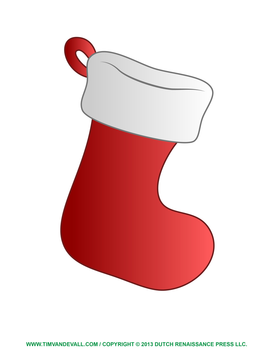 Free Christmas Stocking Template, Clip Art & Decorations.