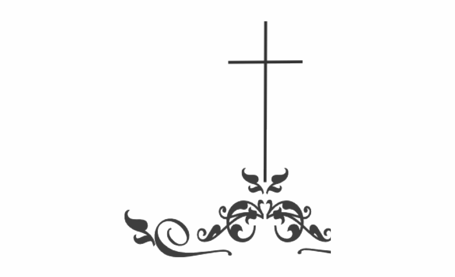 Cross Clipart Black And White Png.