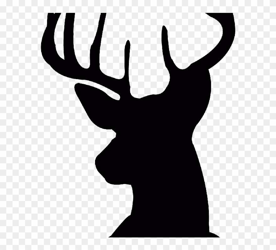 Free Deer Head Silhouette, Download Free Clip Art,.