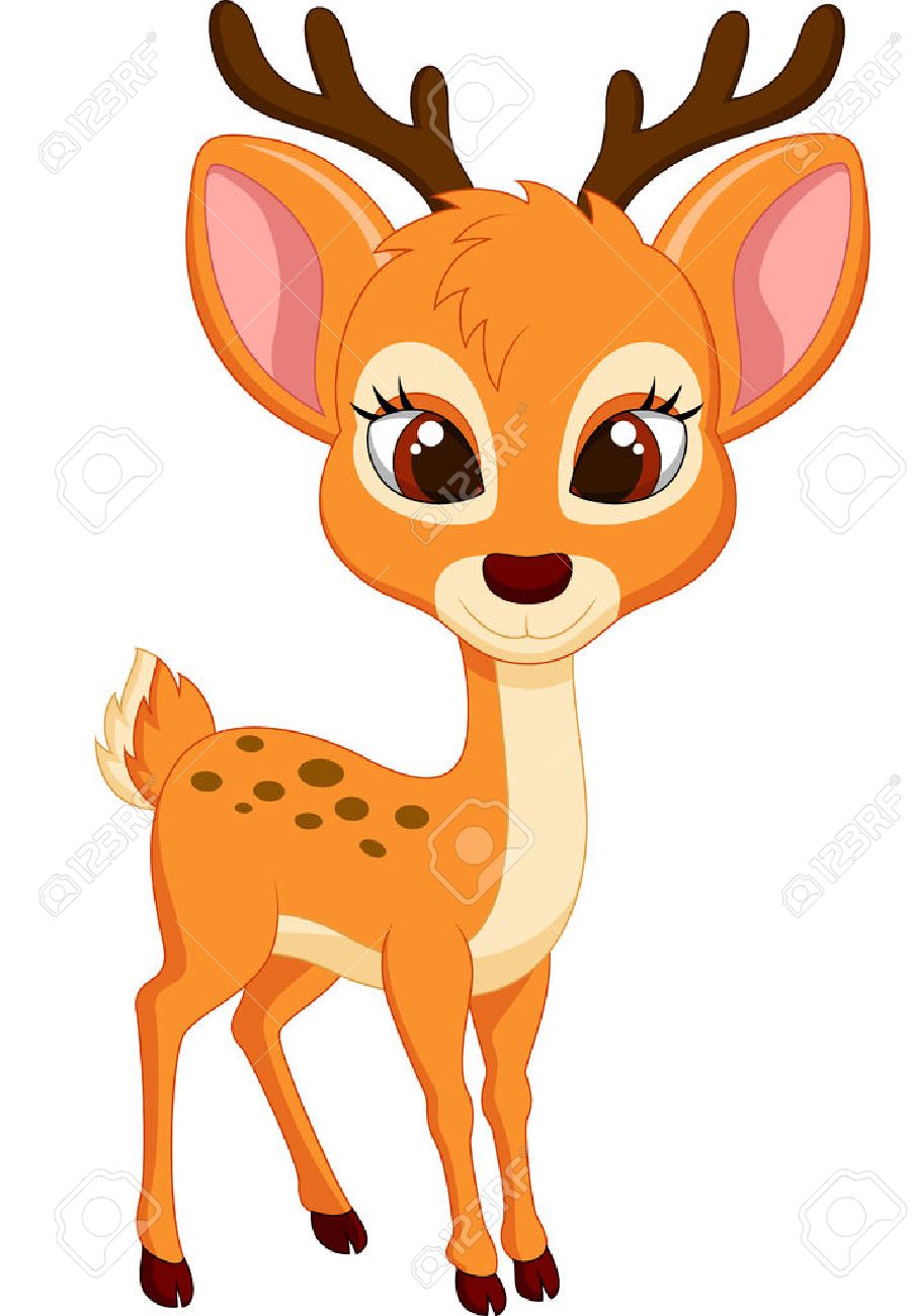 Cute deer clipart 3 » Clipart Station.