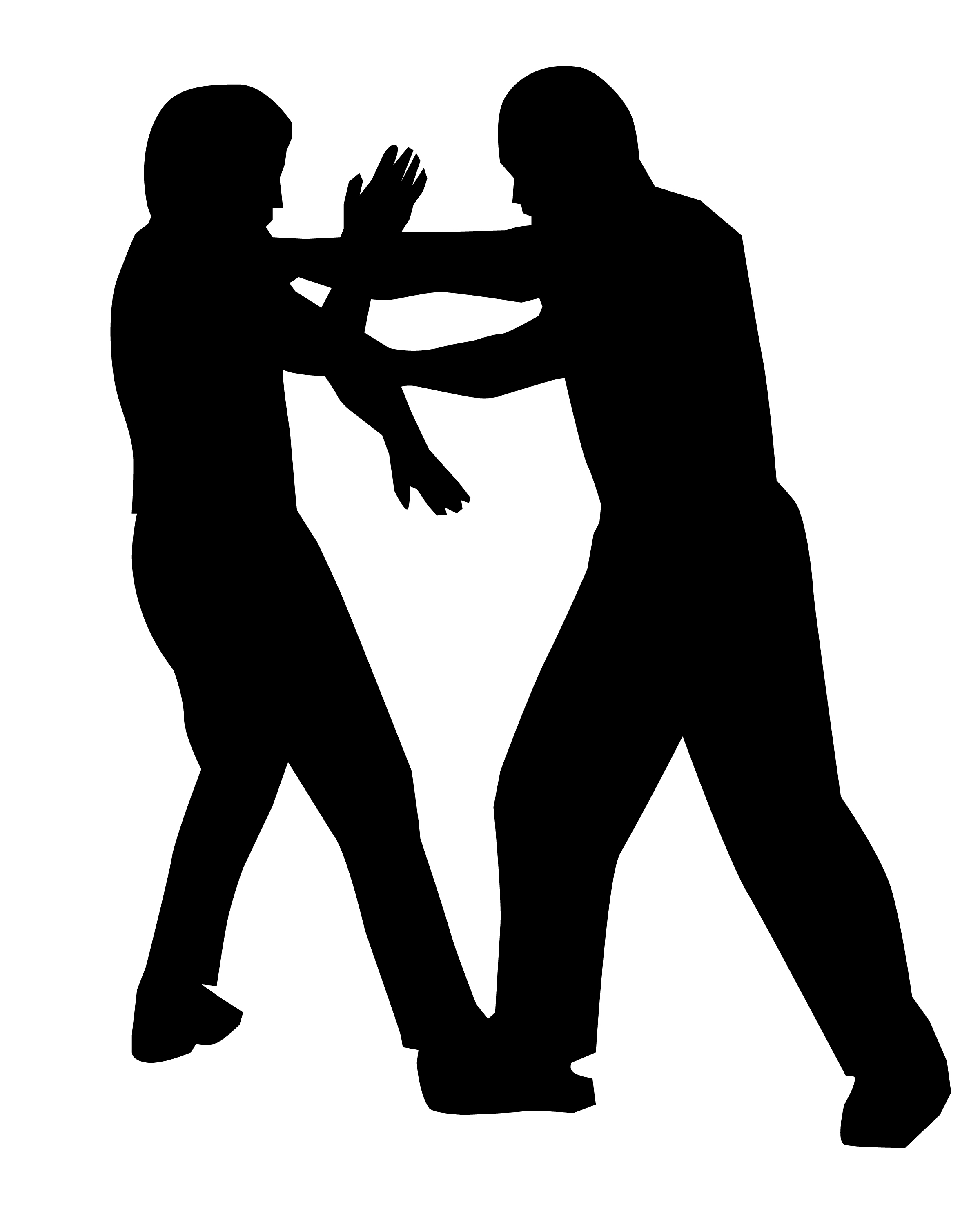Self defence clipart.