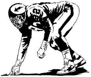 10 defensive Lineman PNG cliparts for free download.