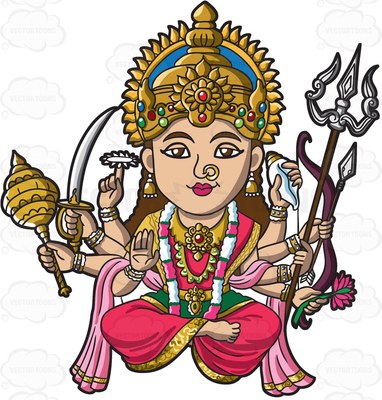 Hindu goddess clipart 20 free Cliparts | Download images on Clipground 2024