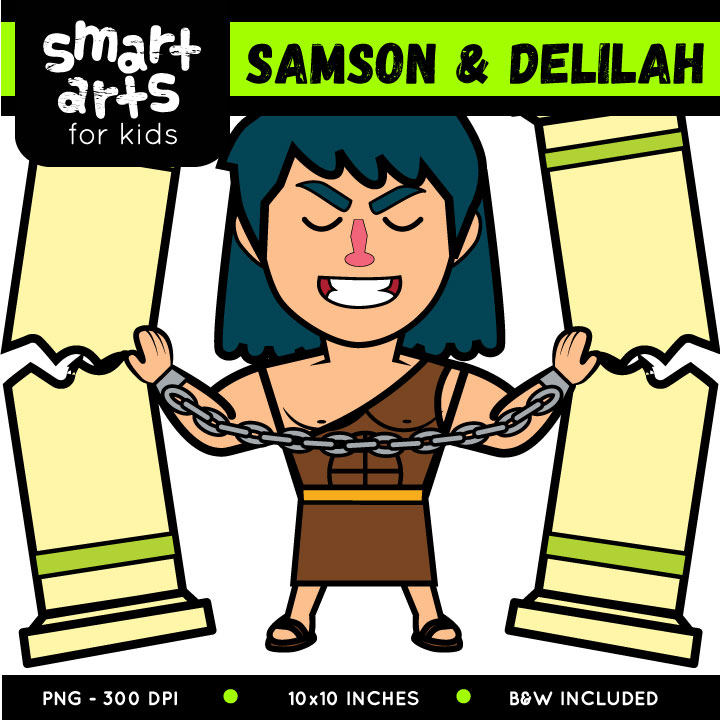 Samson and Delilah Clip Art.