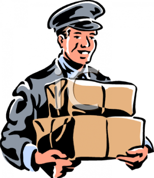 Package Delivery Clipart.