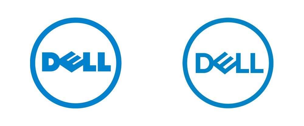 Brand New: New Logos for Dell, Dell Technologies, and Dell.