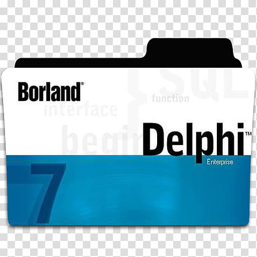 Programm , Broand Delphi Enterprise folder icon transparent.