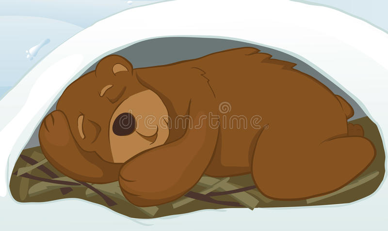 Bear Den Stock Illustrations.