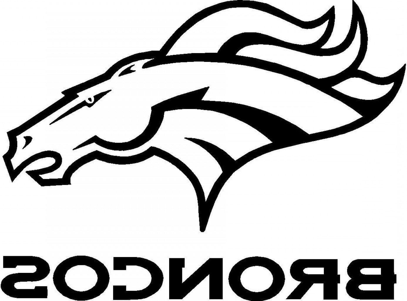 Denver Broncos Nfl Logo Decal For.