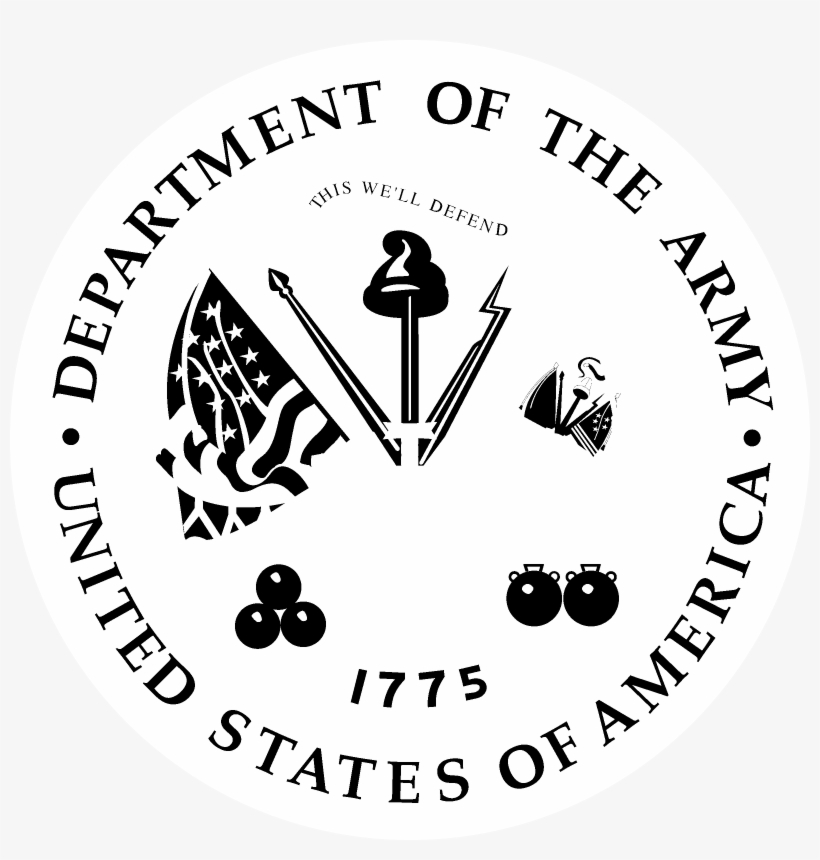 Us Department Of The Army Logo Black And White.