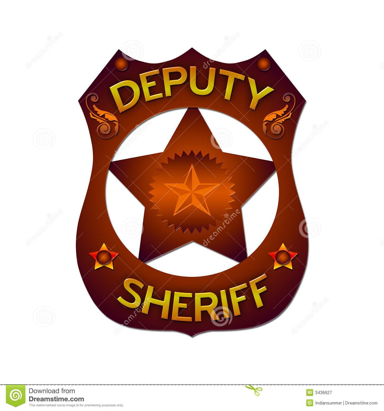 Deputy sheriff badge clipart 5 » Clipart Portal.