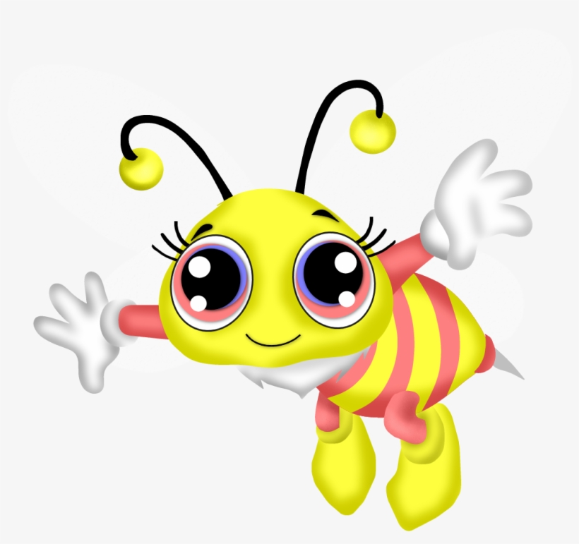 Png Black And White Library Cartoon Bee Clipart.