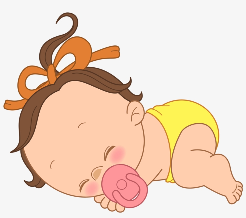 Quiet Baby Sleeping Clipart.