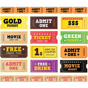 Cinema Tickets Clip.