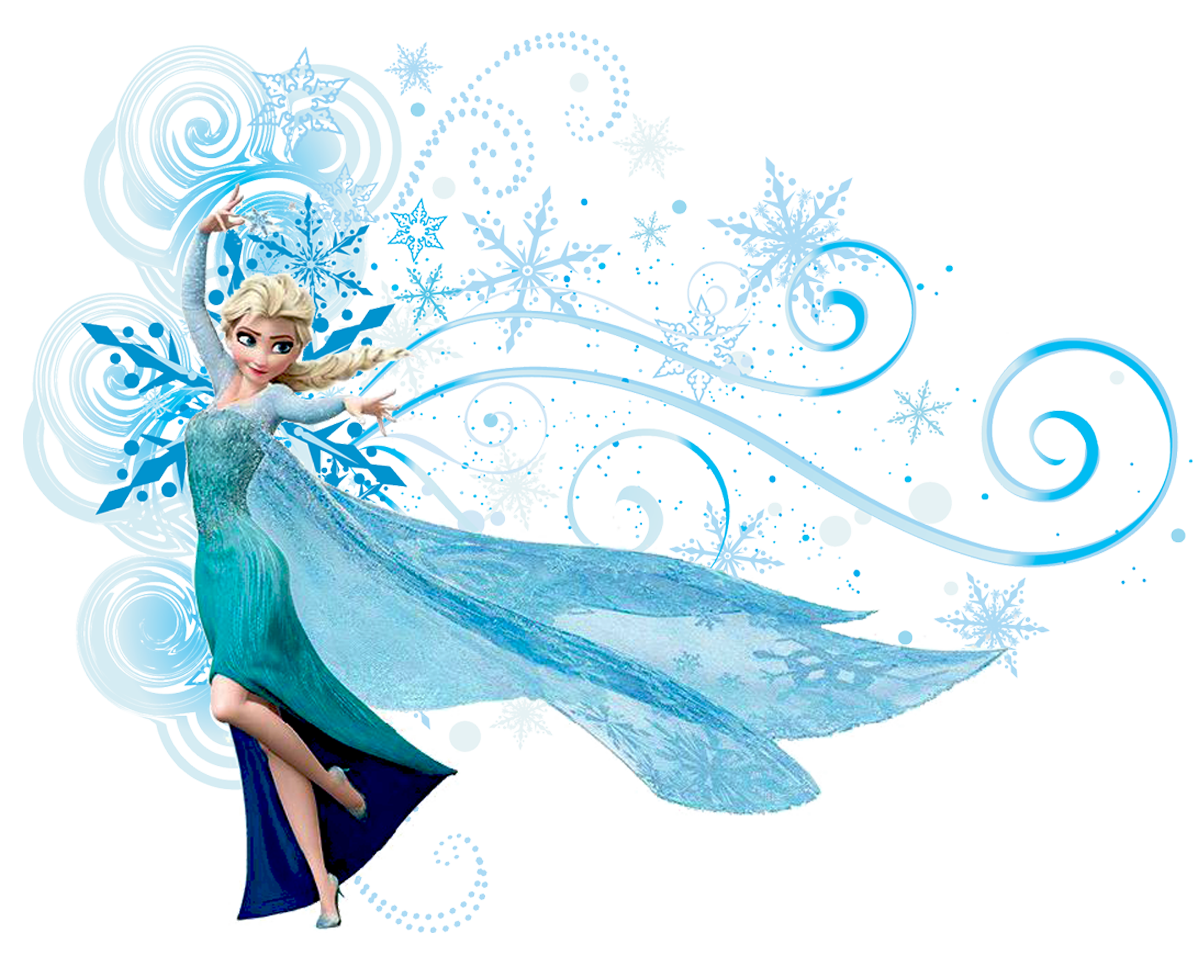 Elsa Frozen Disney Design Clip Art Png.