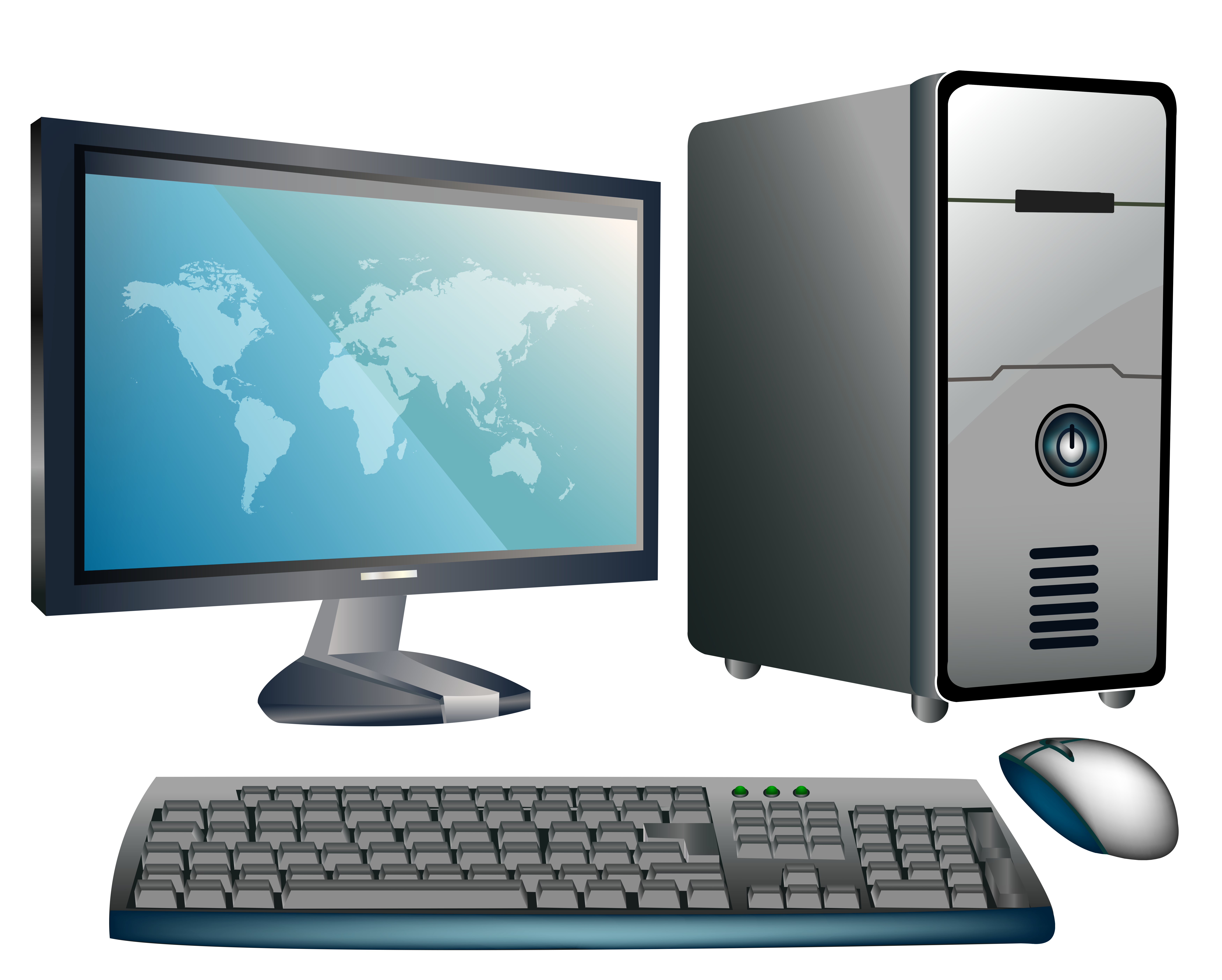 Desktop Computer PNG Clipart.