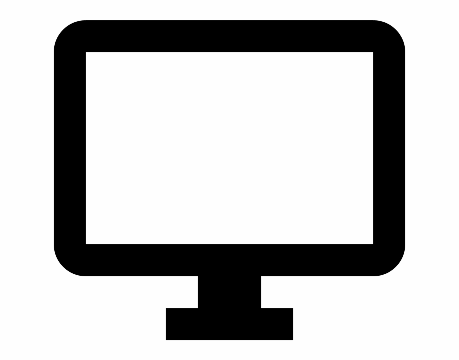 Clipart Black And White Library Images Of Desktop.