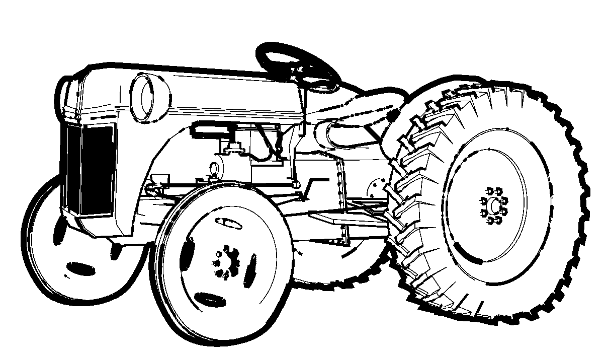 Detailed Tractor Clipart Outline 20 Free Cliparts Download Images On