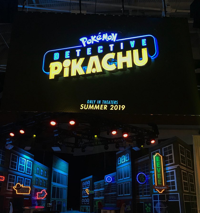 Pokemon Detective Pikachu logo.