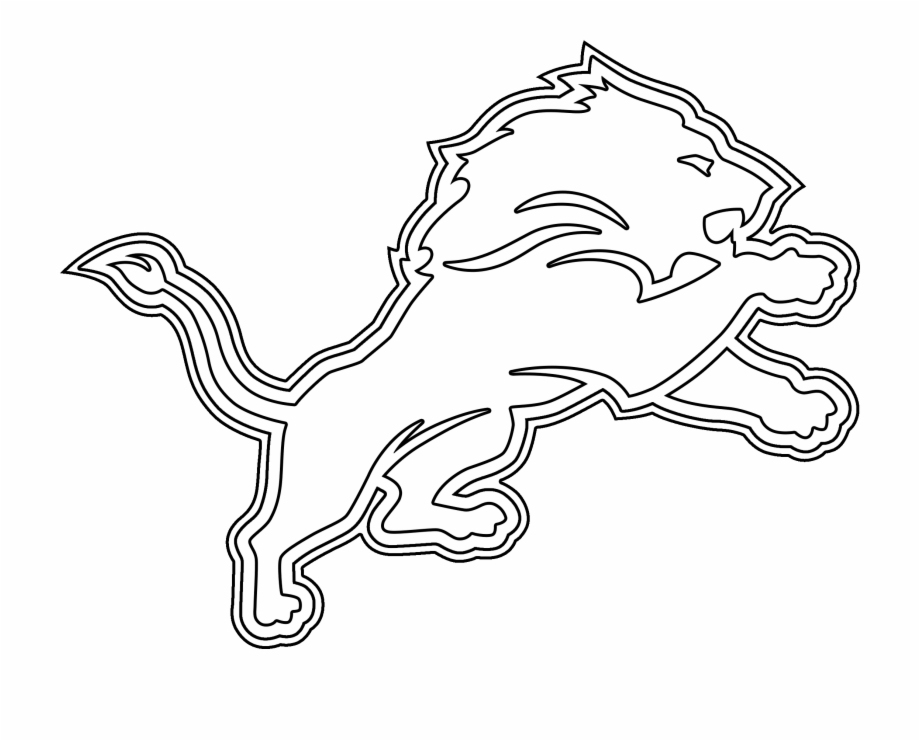 Detroit Lions Logo Coloring Page 6 By Carol.