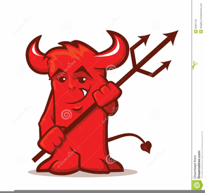 Free Devil Pitchfork Clipart.