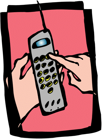 Dial phone clipart.