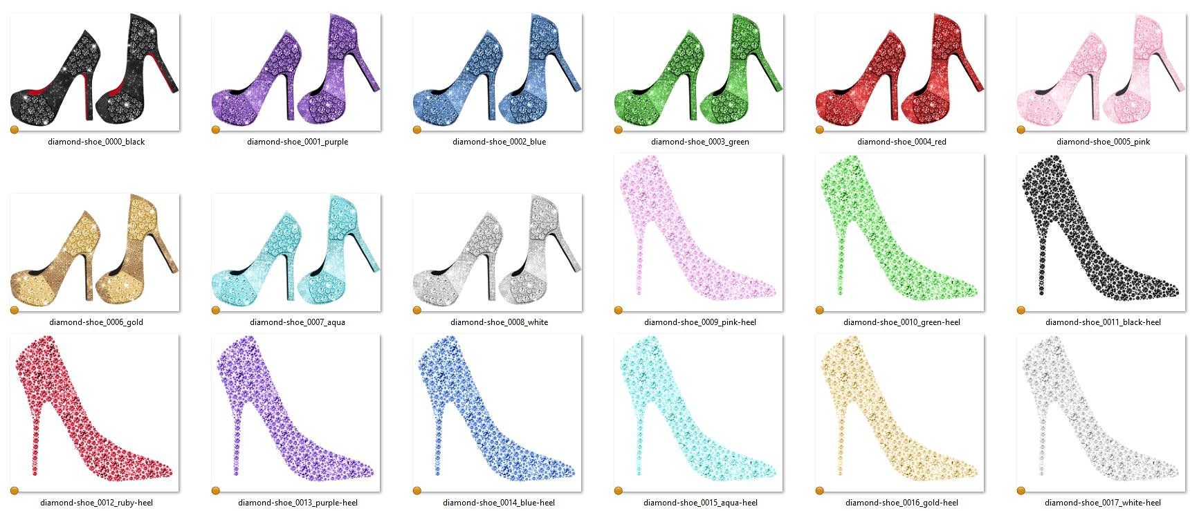 Diamond Shoes Clipart #diamond#sparkling#shoes#heel.