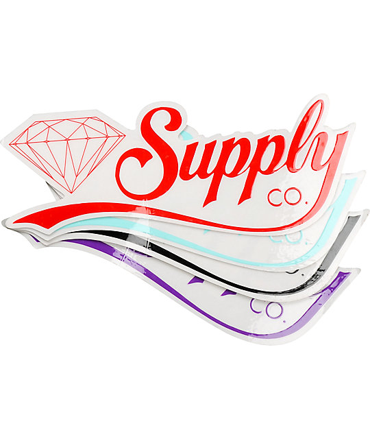 Diamond Supply Co Diamondaire Vinyl Sticker at Zumiez : PDP.