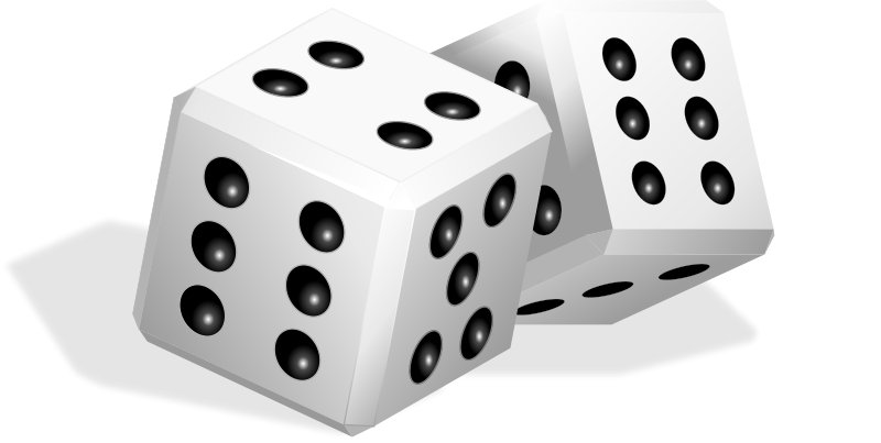 Free to Use & Public Domain Dice Clip Art.