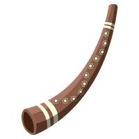 Didgeridoo Vector Image.