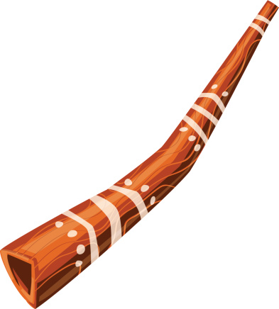 Didgeridoo clipart.