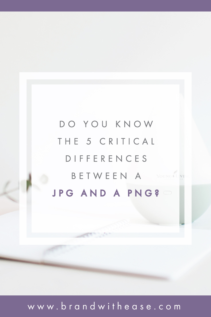 Do You Know The 5 Critical Differences Between a JPG and a PNG.
