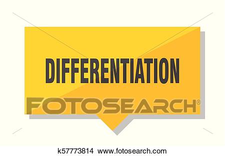 Differentiation price tag Clipart.